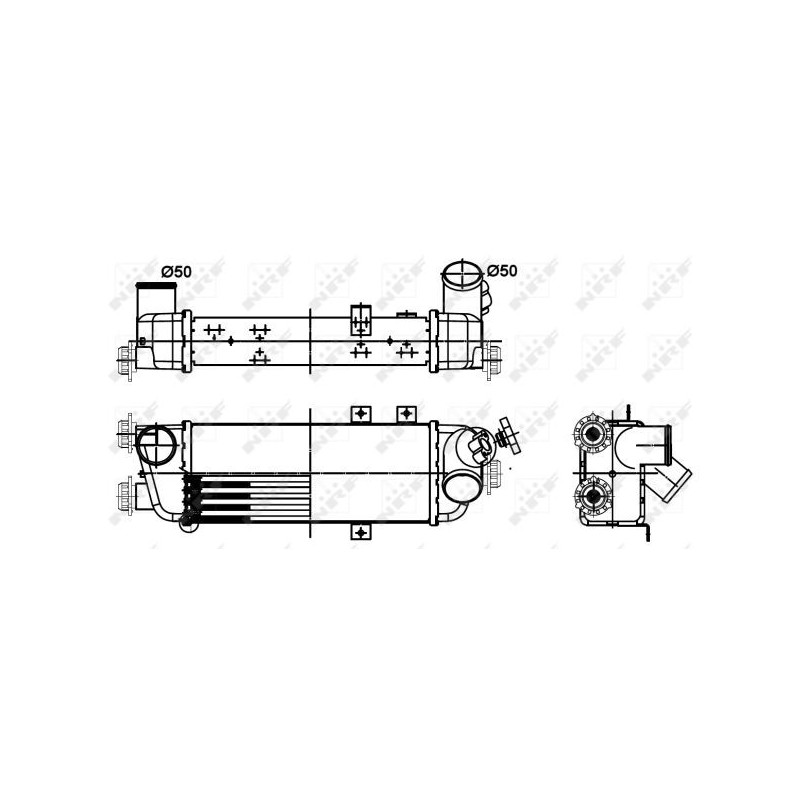 Intercooler (échangeur d'air) NRF