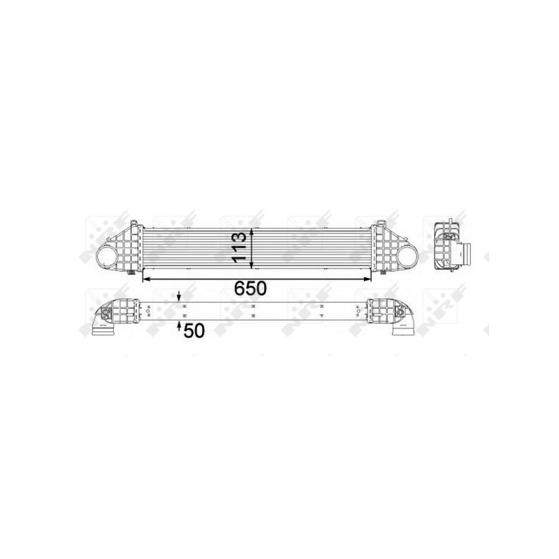 Intercooler (échangeur d'air) NRF