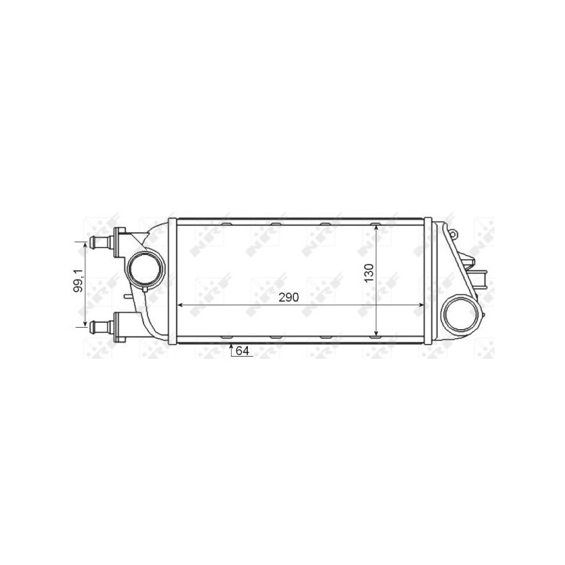 Intercooler (échangeur d'air) NRF