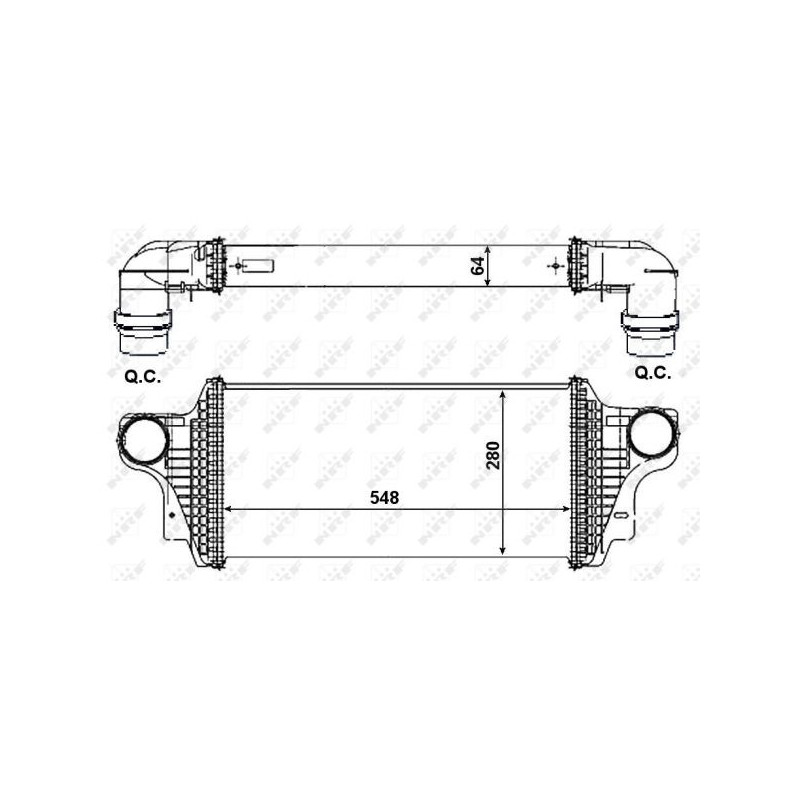 Intercooler (échangeur d'air) NRF