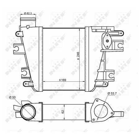 Intercooler (échangeur d'air) NRF