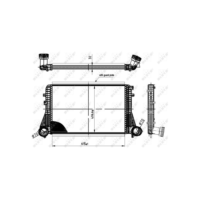 Intercooler (échangeur d'air) NRF