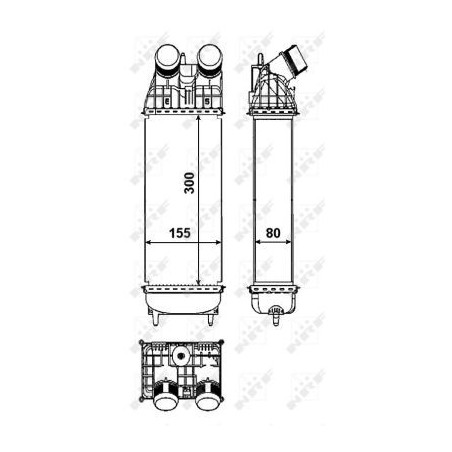 Intercooler (échangeur d'air) NRF