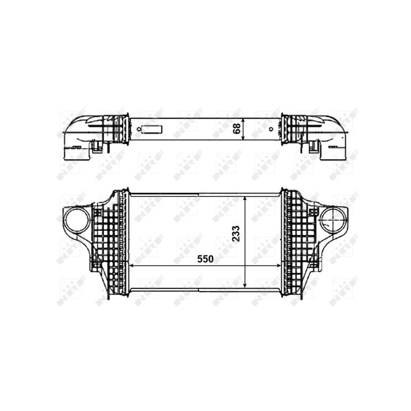 Intercooler (échangeur d'air) NRF