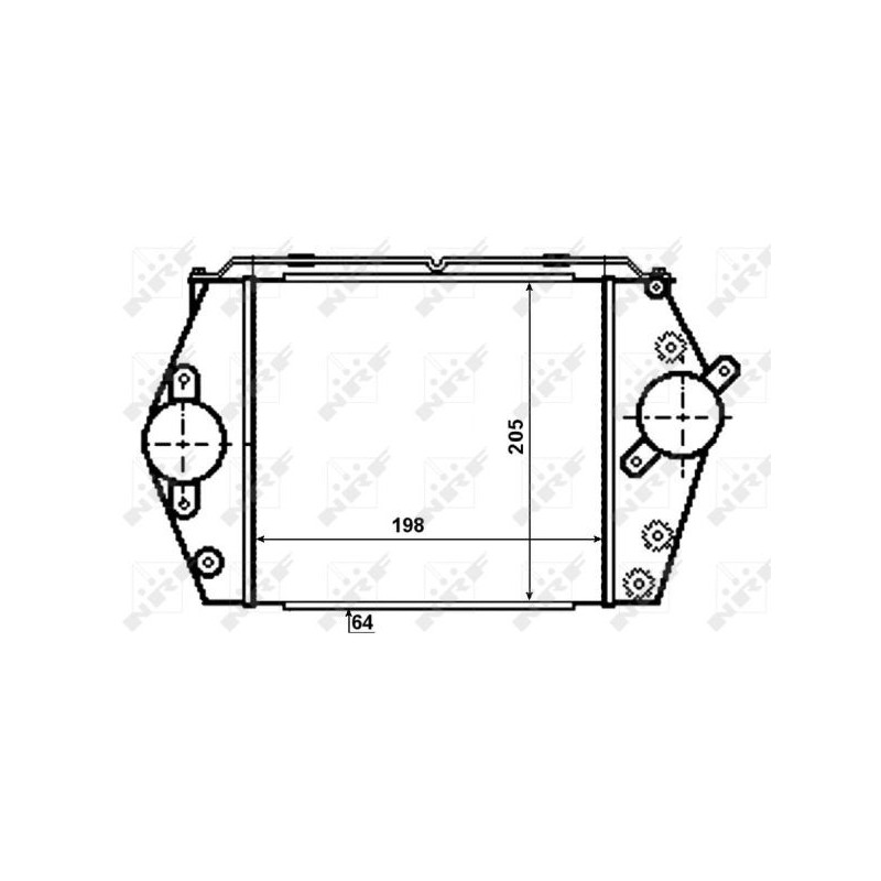 Intercooler (échangeur d'air) NRF