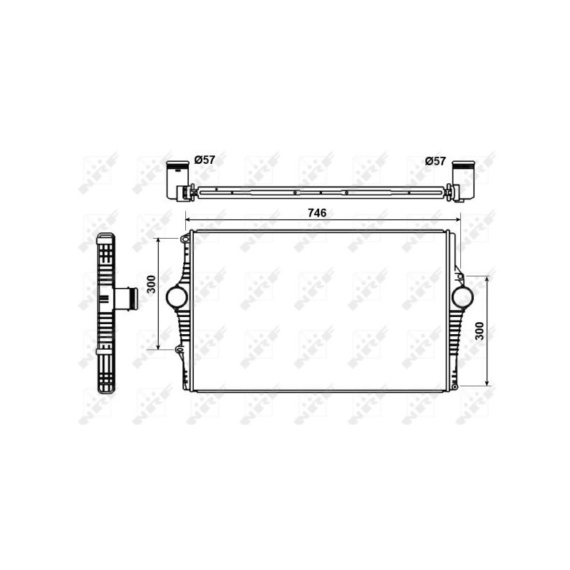 Intercooler (échangeur d'air) NRF