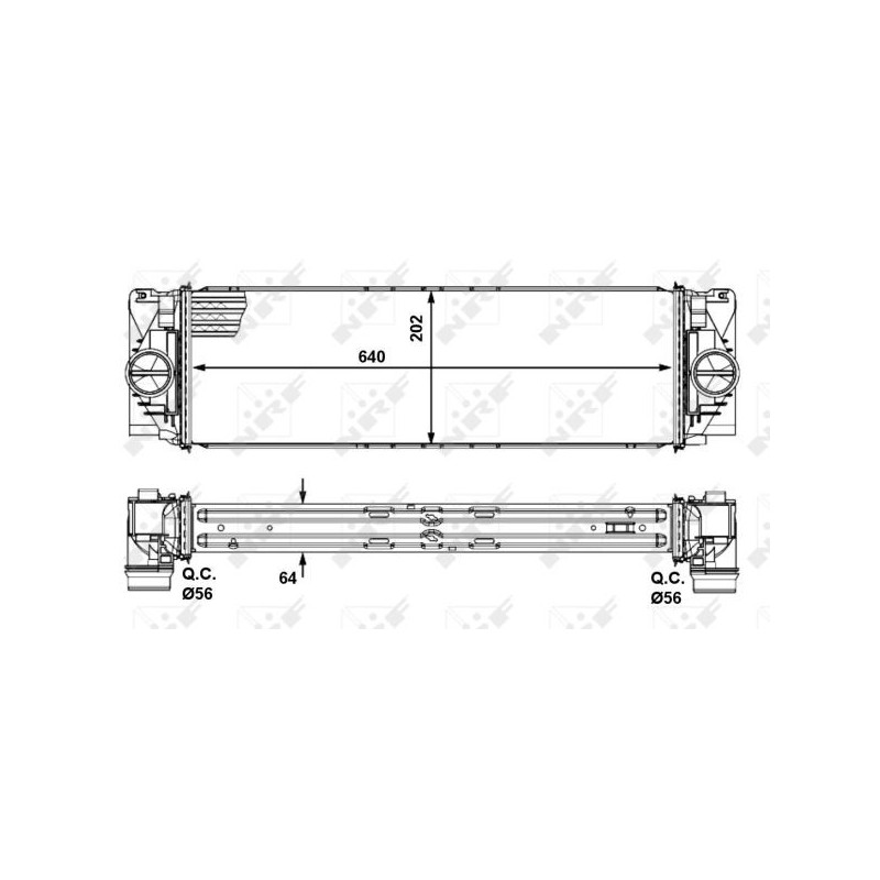 Intercooler (échangeur d'air) NRF