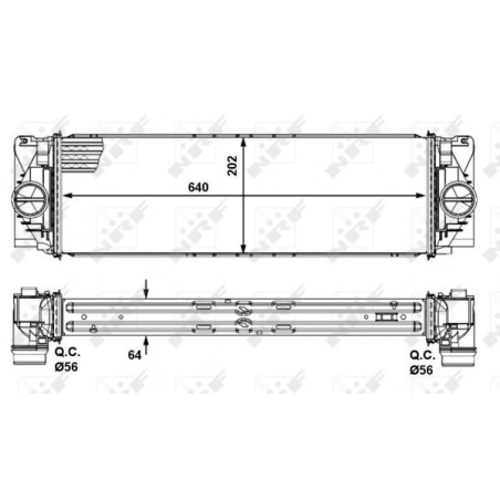 Intercooler (échangeur d'air) NRF