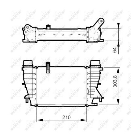 Intercooler (échangeur d'air) NRF