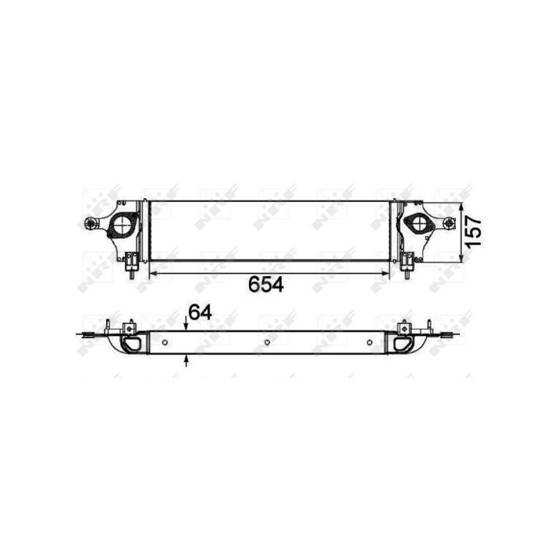 Intercooler (échangeur d'air) NRF