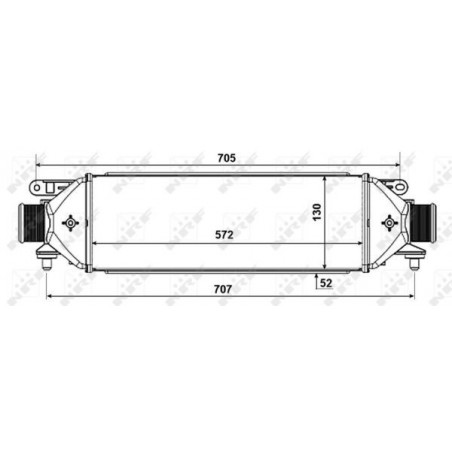 Intercooler (échangeur d'air) NRF