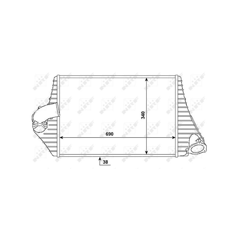 Intercooler (échangeur d'air) NRF