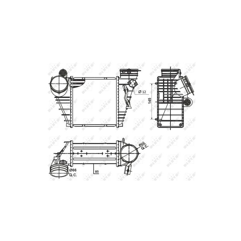 Intercooler (échangeur d'air) NRF
