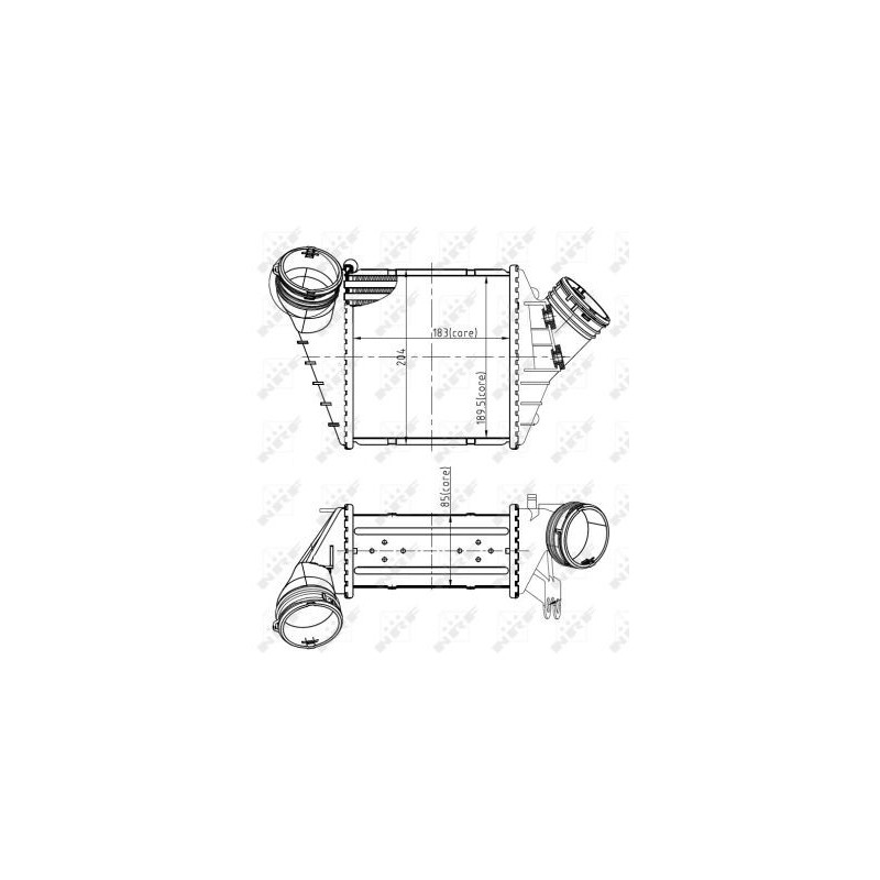 Intercooler (échangeur d'air) NRF