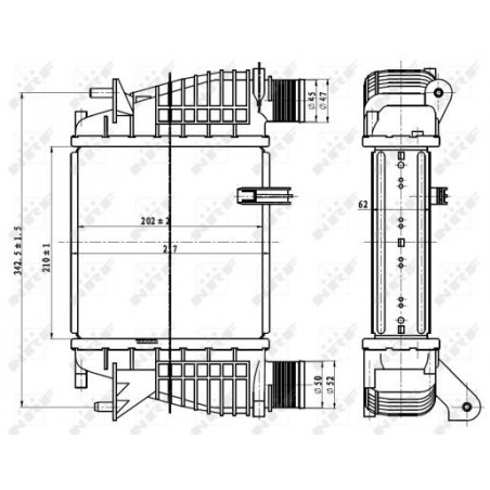 Intercooler (échangeur d'air) NRF