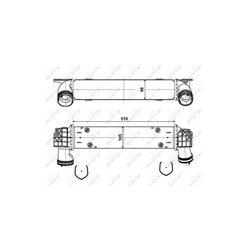 Intercooler (échangeur d'air) NRF