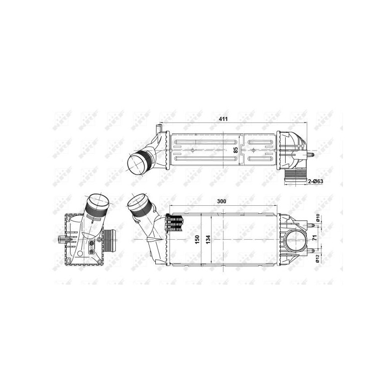 Intercooler (échangeur d'air) NRF