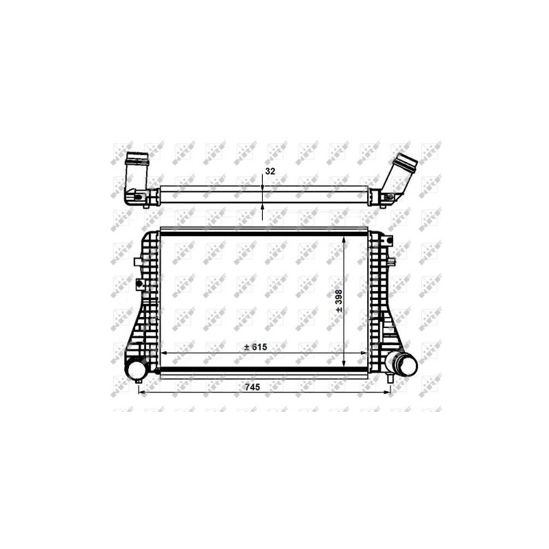 Intercooler (échangeur d'air) NRF