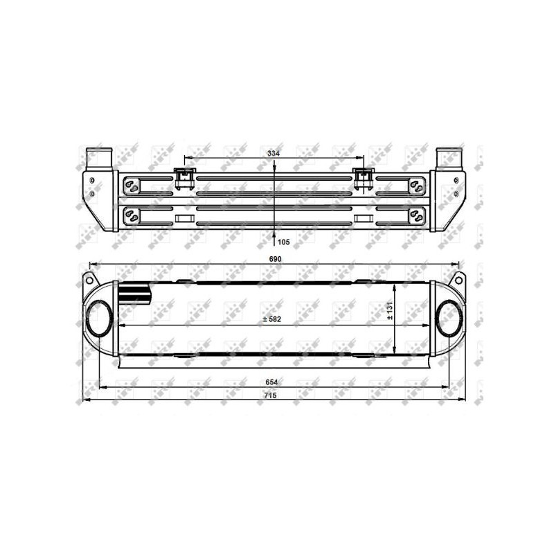 Intercooler (échangeur d'air) NRF