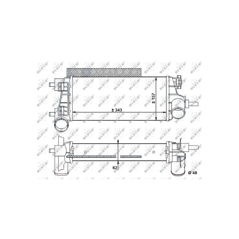 Intercooler (échangeur d'air) NRF
