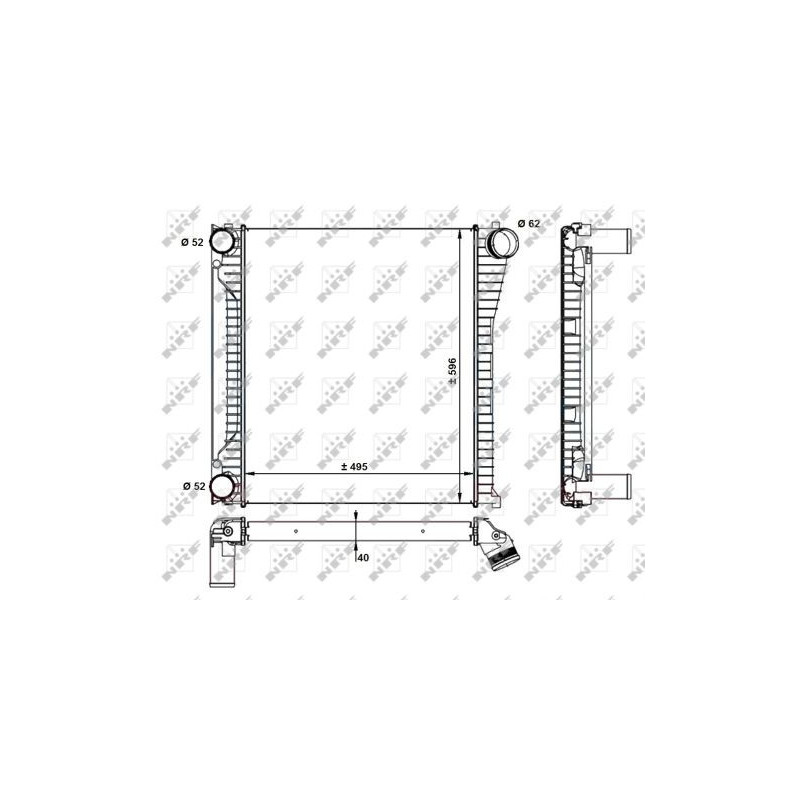 Intercooler (échangeur d'air) NRF