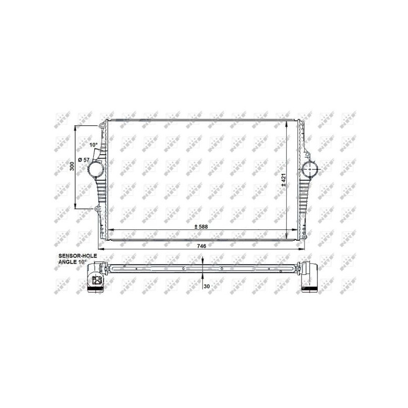 Intercooler (échangeur d'air) NRF