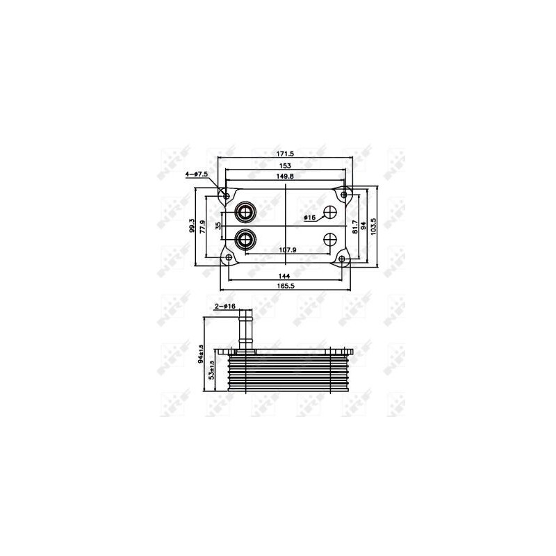 Radiateur d'huile NRF