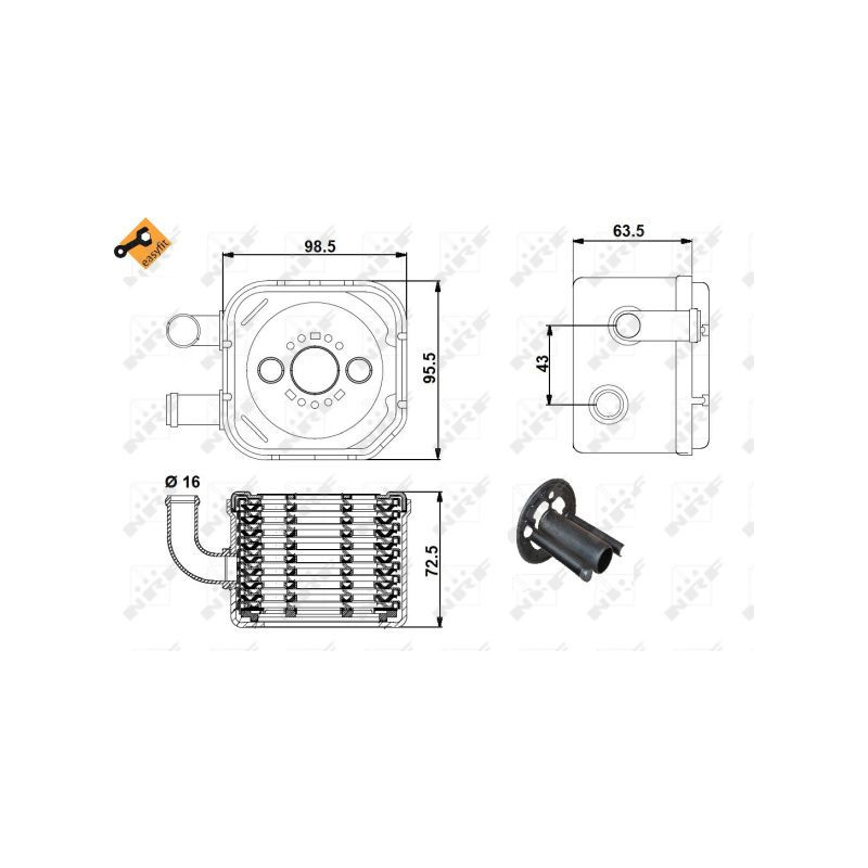 Radiateur d'huile NRF