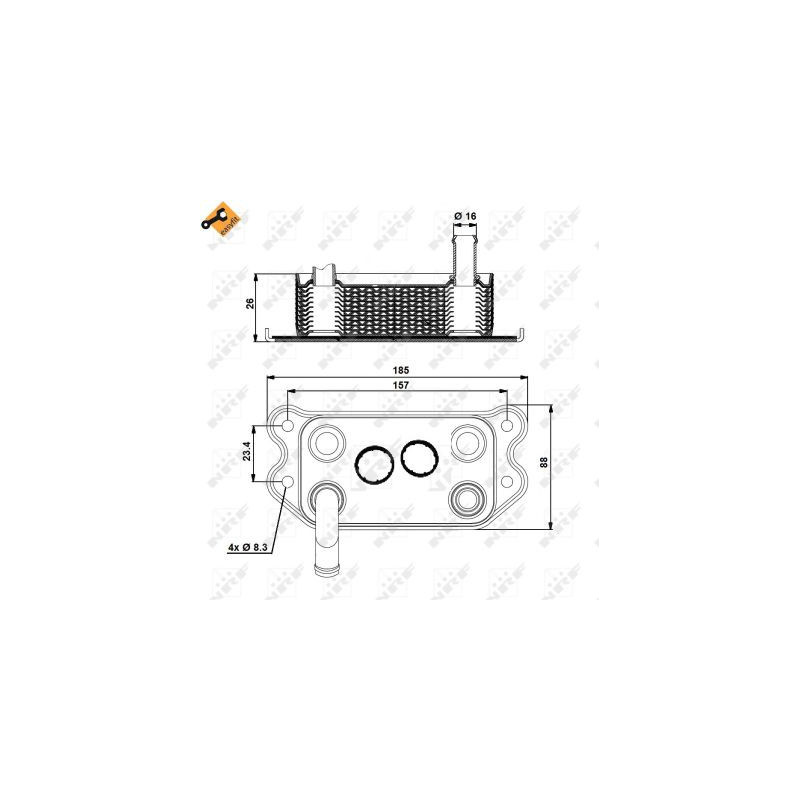 Radiateur d'huile NRF