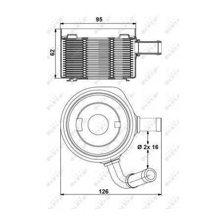 Radiateur d'huile NRF