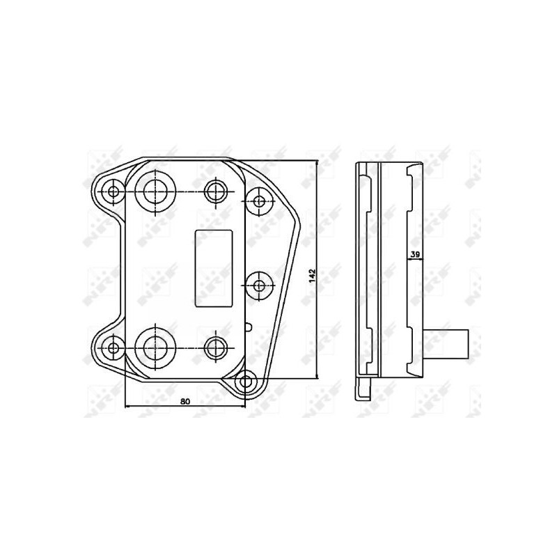 Radiateur d'huile NRF