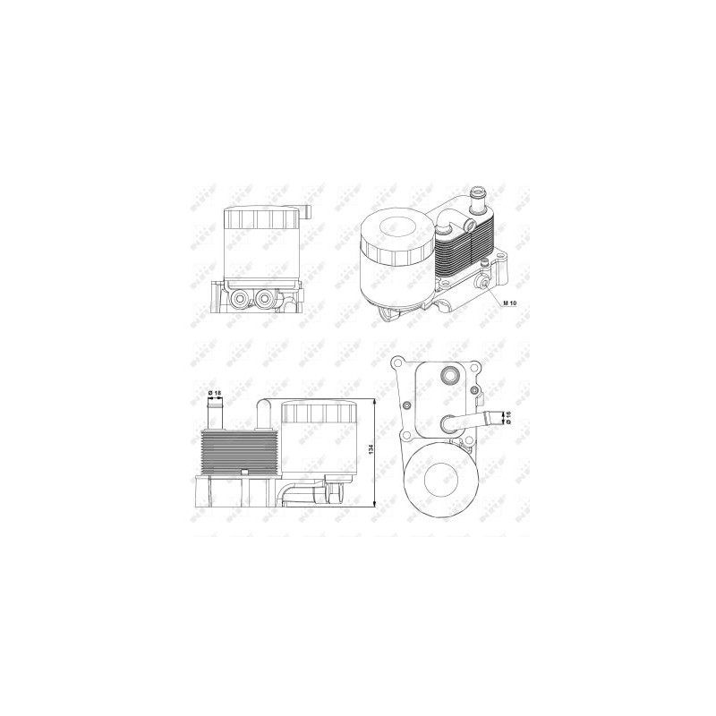 Boîtier (filtre à huile) NRF