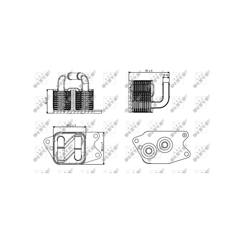Radiateur d'huile de boite de vitesse automatique NRF