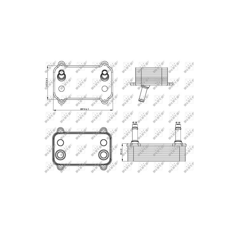 Radiateur d'huile NRF