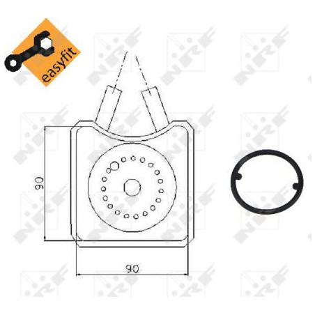 Radiateur d'huile NRF