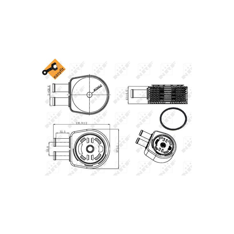 Radiateur d'huile NRF