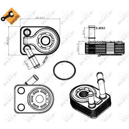 Radiateur d'huile NRF