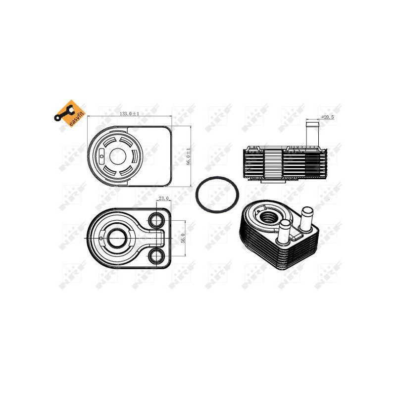 Radiateur d'huile NRF