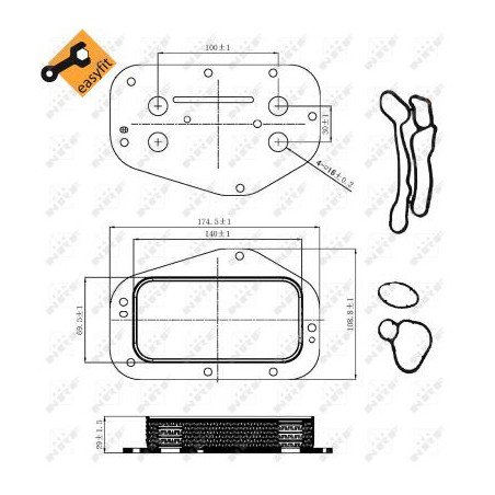 Radiateur d'huile NRF