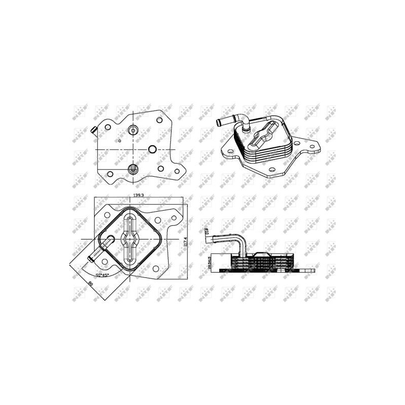 Radiateur d'huile NRF