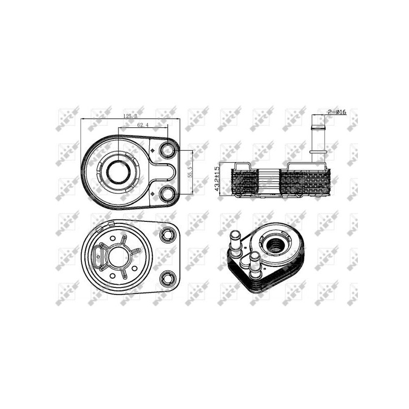 Radiateur d'huile NRF
