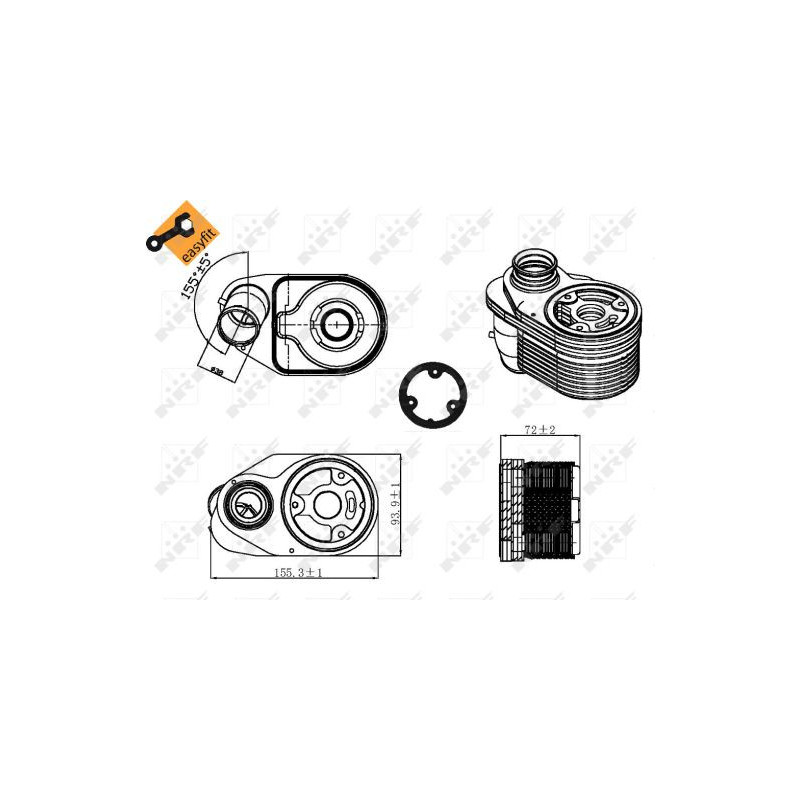 Radiateur d'huile NRF
