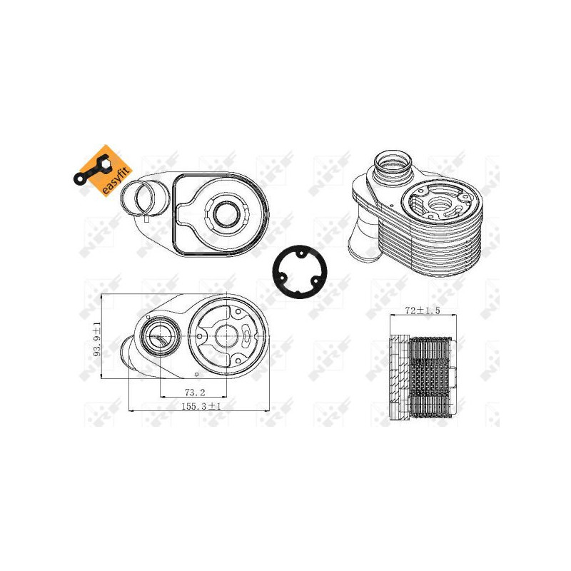 Radiateur d'huile NRF
