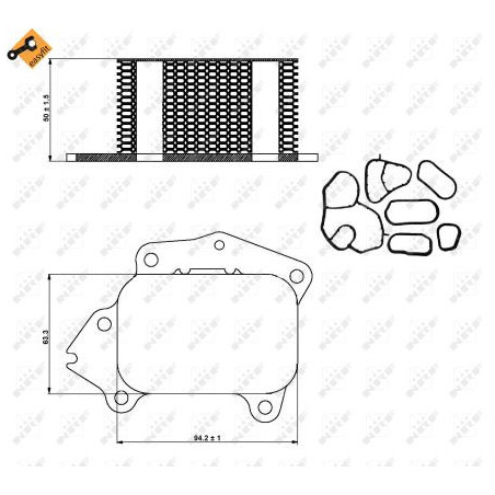 Radiateur d'huile NRF