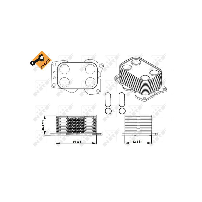 Radiateur d'huile NRF
