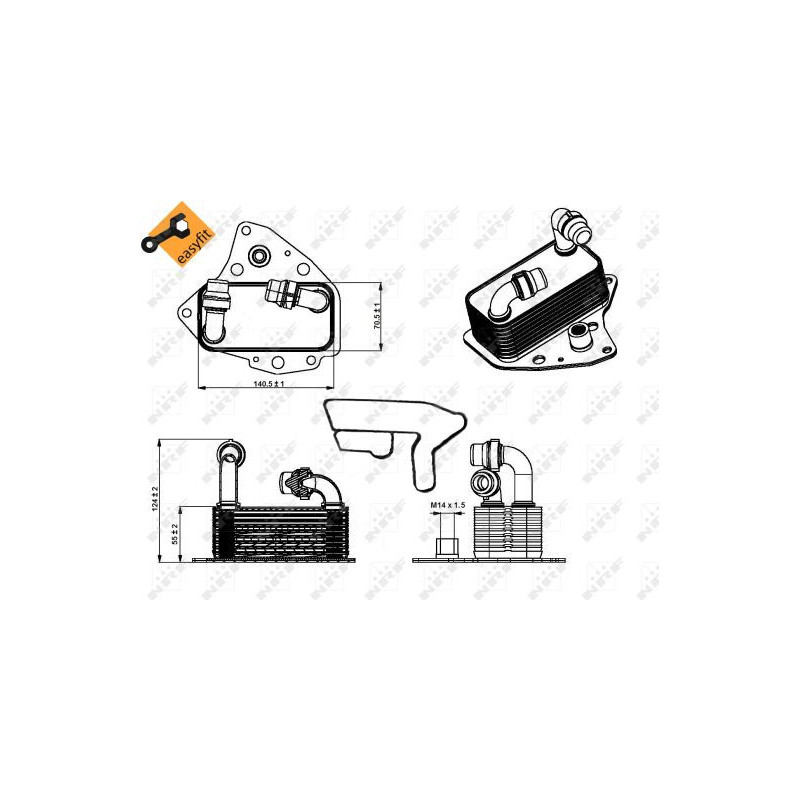 Radiateur d'huile NRF