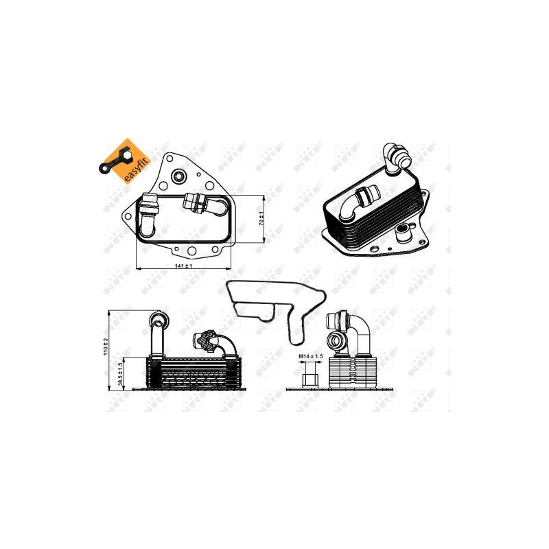 Radiateur d'huile NRF