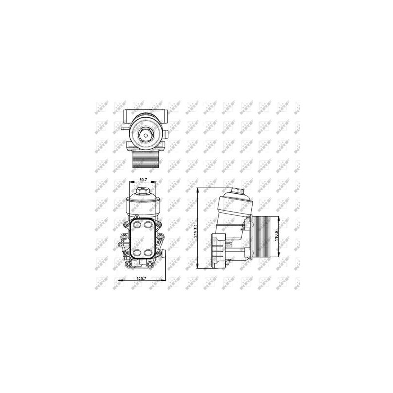 Boîtier (filtre à huile) NRF