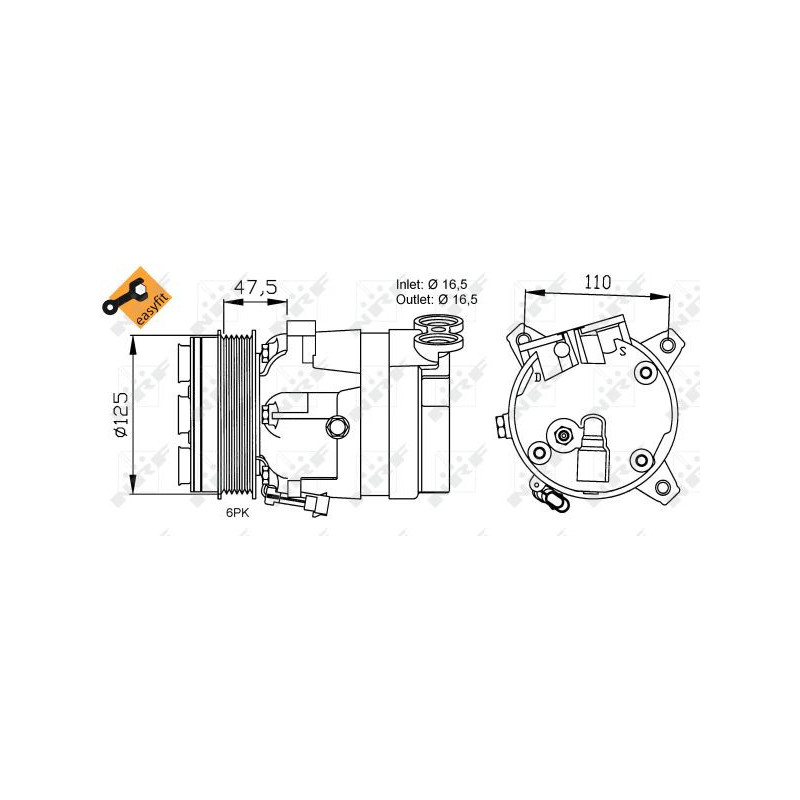 Compresseur de climatisation NRF