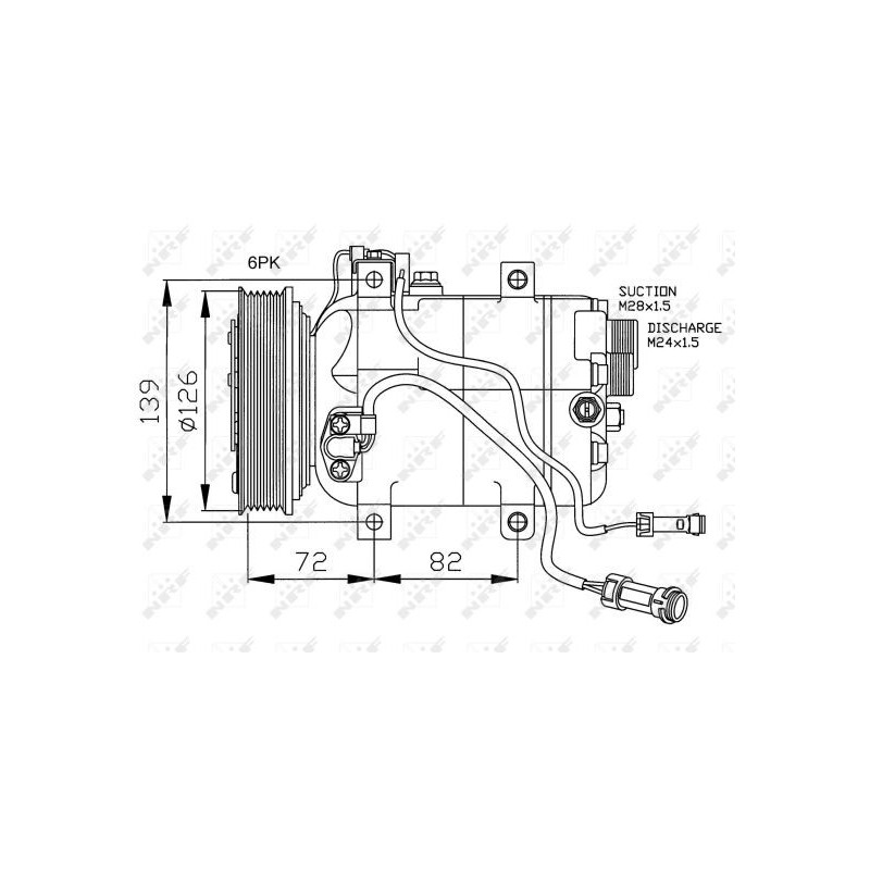 Compresseur de climatisation NRF